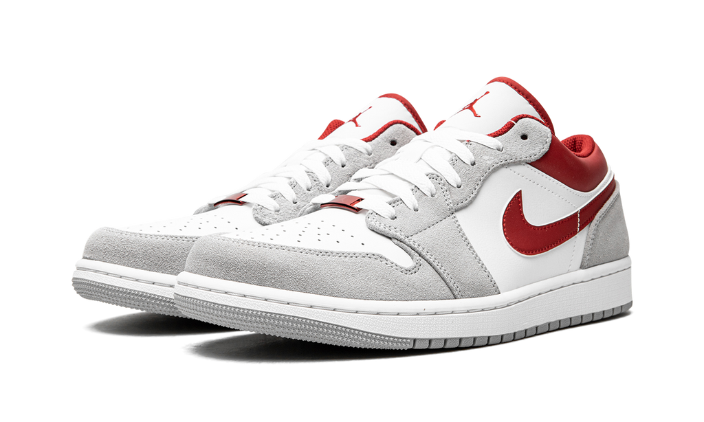 Jordan 1 Low SE Light Smoke Grey Gym Red