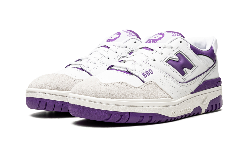 New Balance 550 Purple White