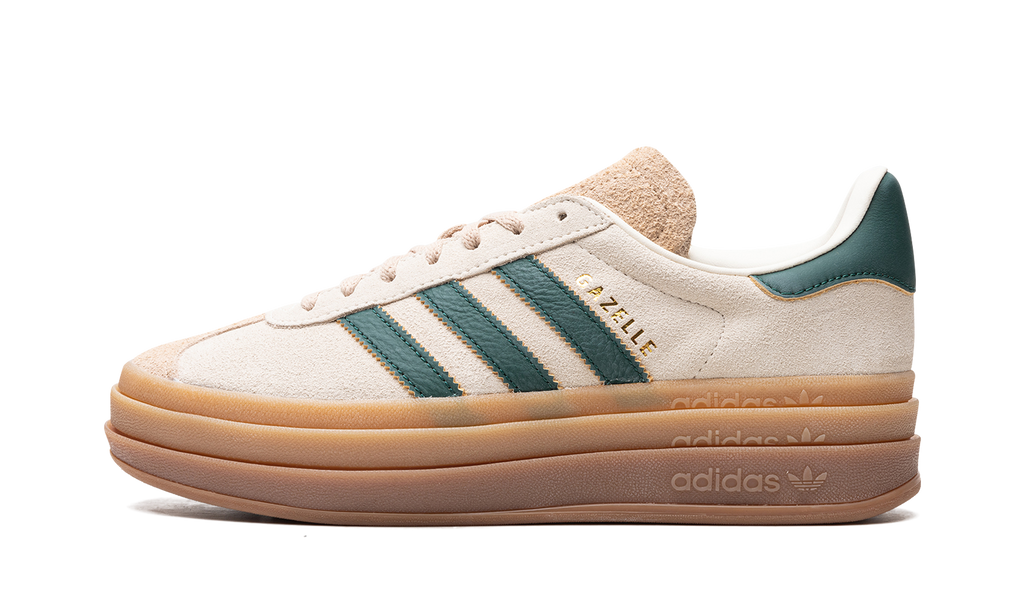 Adidas Gazelle Bold Magic Beige Collegiate Green