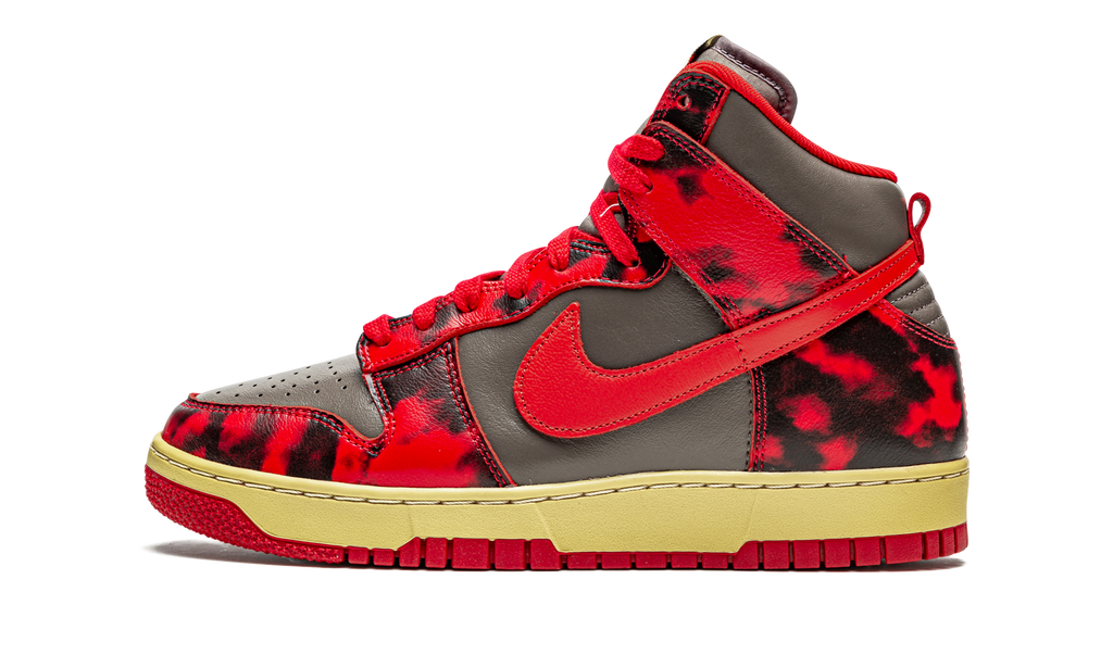 Nike Dunk High Red Acid Wash